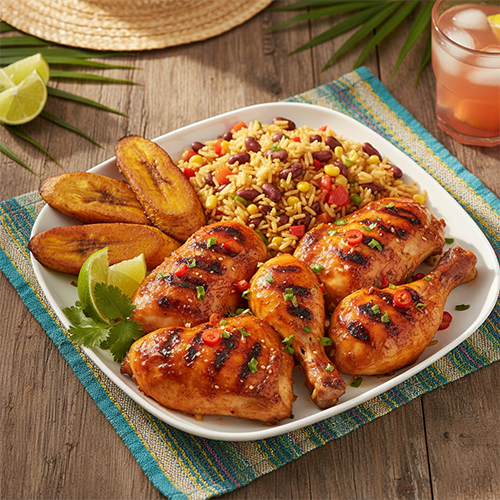 دستور پخت: مرغ طلایی کارائیبی (Caribbean Style Chicken)