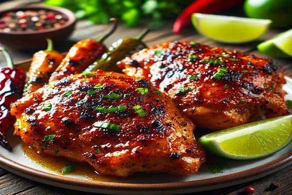 Spicy Chicken Thigh Recipe with Chipotle Seasoning