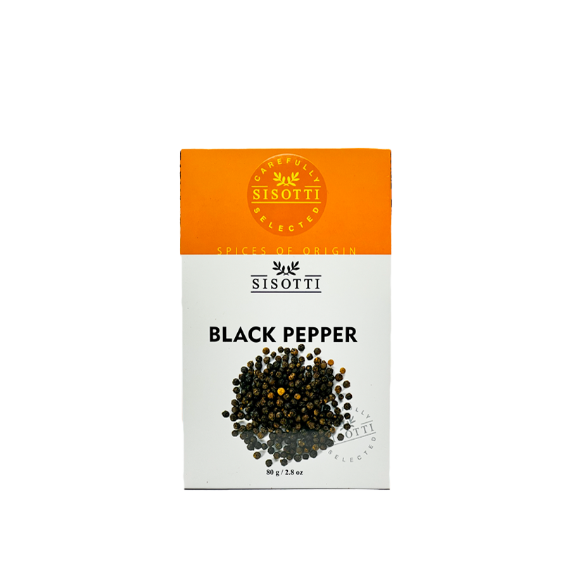 Packaged black pepper powder