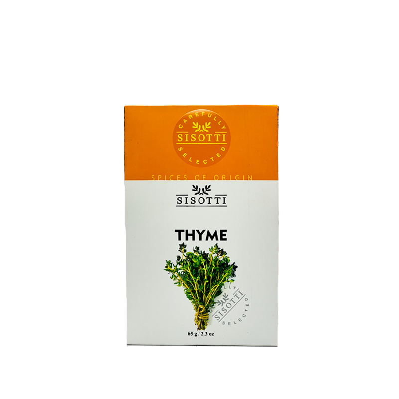 Packaged thyme powder