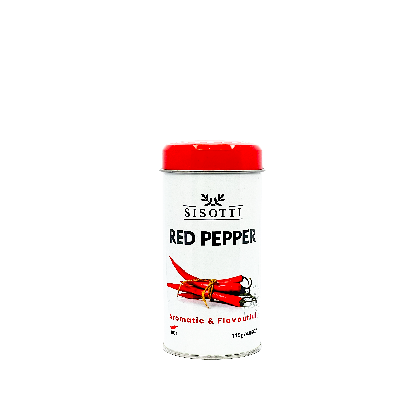 Red Pepper Powder in a Metal Can